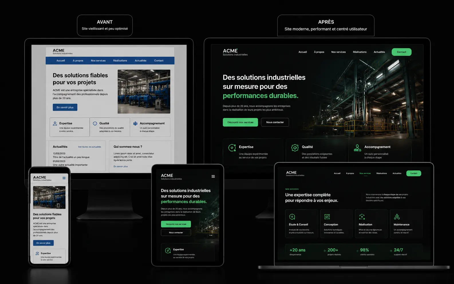 Modernisation digitale d’un site PME