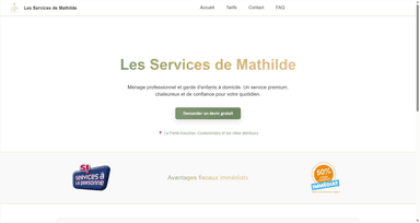 Les Services de Mathilde - Refonte stratégique d’un site d’aide à la personne