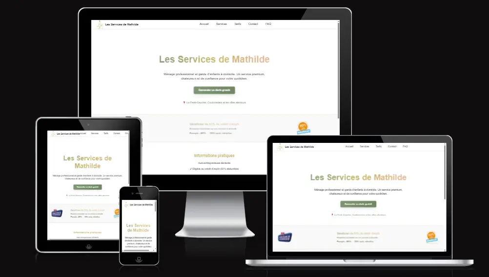 Les Services de Mathilde - Refonte stratégique d’un site d’aide à la personne