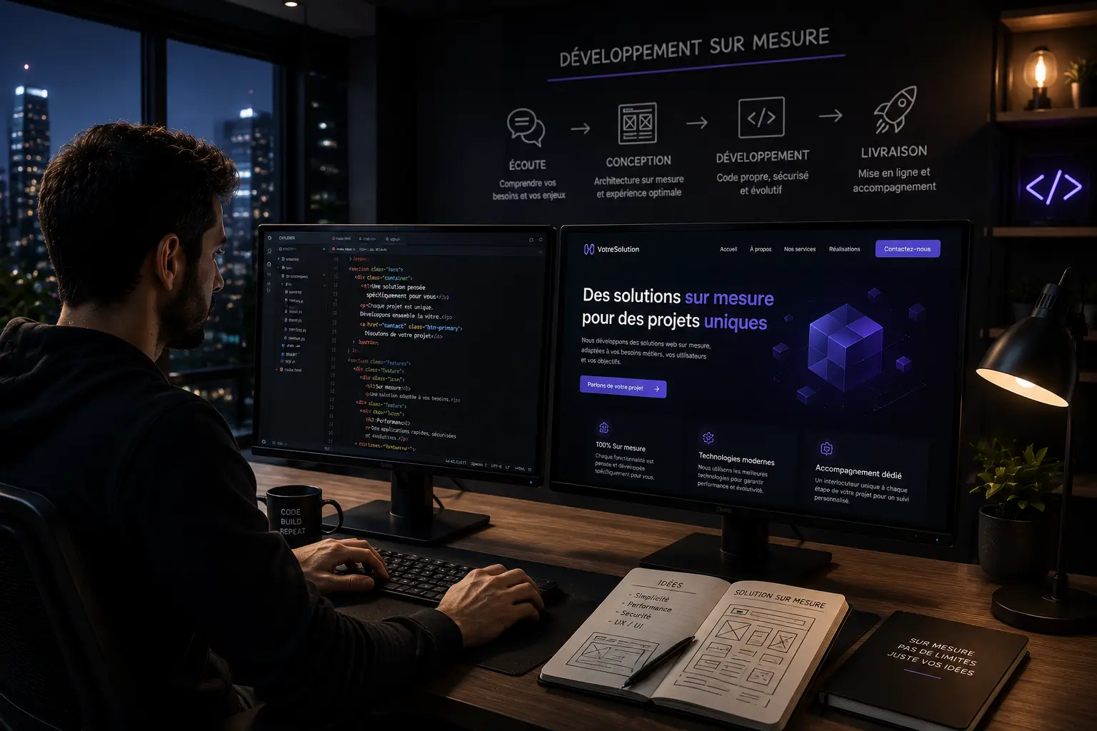 Développement de solutions digitales sur mesure